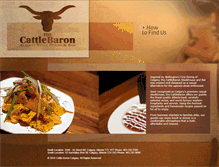 Tablet Screenshot of cattlebaroncalgary.com